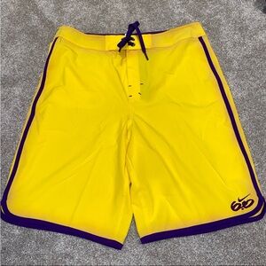 Nike‎ 6.0 Board Shorts Gold Purlpe Size M 32